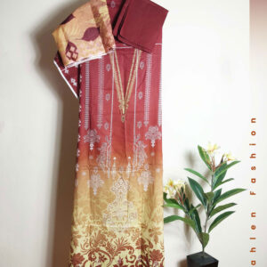 Premium ZamZam Swiss with Silk Dupatta
